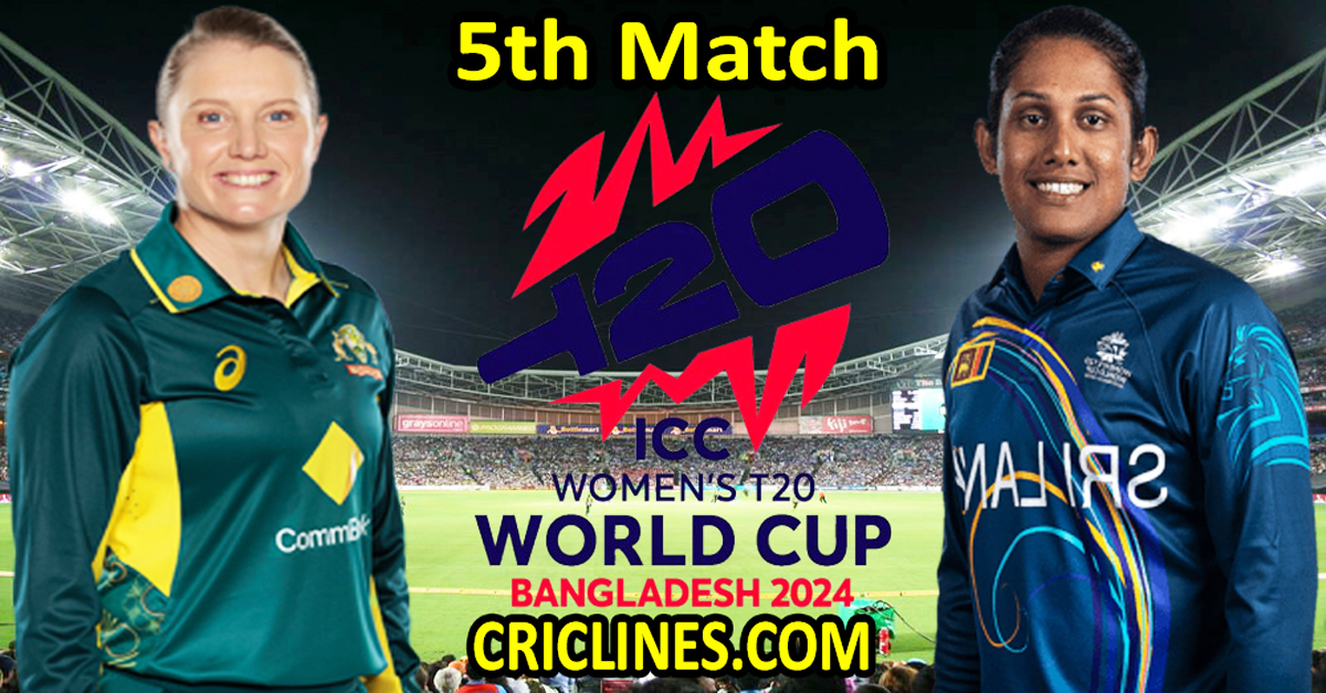 Today Match Prediction-Australia Women vs Sri Lanka Women-Dream11-T20 World Cup 2024-5th Match-Who Will Win