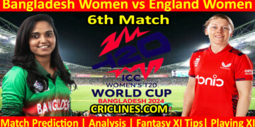 Today Match Prediction-BANW vs ENGW-Dream11-T20 World Cup 2024-6th Match-Who Will Win