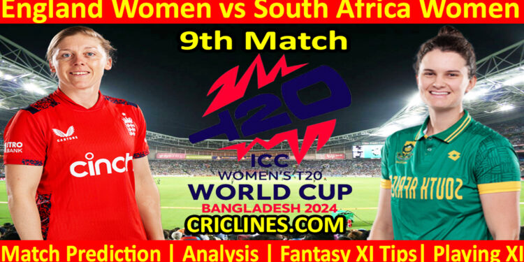Today Match Prediction-ENGW vs SAW-Dream11-T20 World Cup 2024-9th Match-Who Will Win