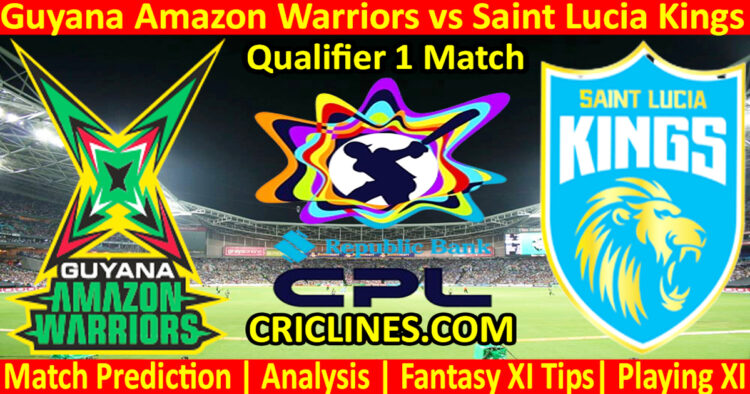 Today Match Prediction-GAW vs SLK-CPL T20 2024-Qualifier 1 Match-Who Will Win