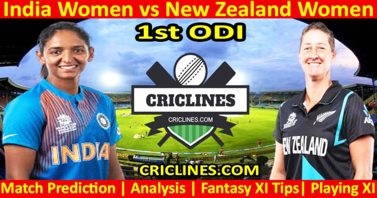 Today Match Prediction-INDW vs NZLW-Dream11-1st ODI 2024-Who Will Win