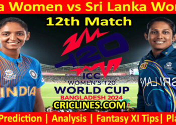 Today Match Prediction-INDW vs SLW-Dream11-T20 World Cup 2024-12th Match-Who Will Win