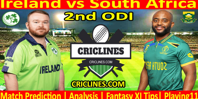 Today Match Prediction-IRE vs SA-Dream11-2nd ODI Match-2024-Who Will Win