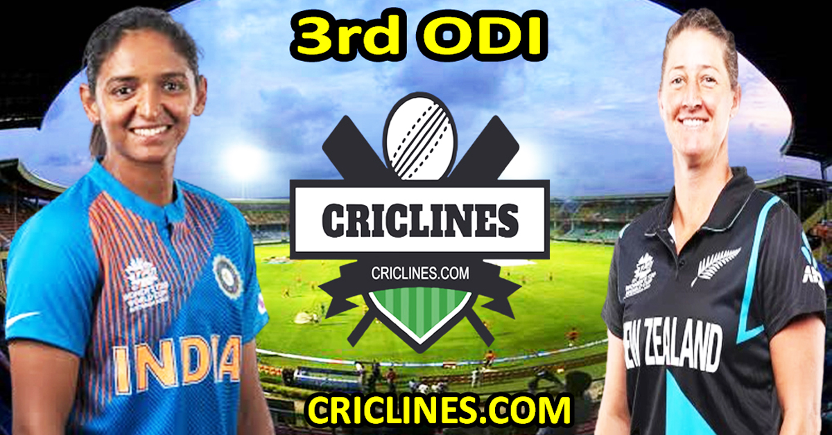 Today Match Prediction-India Women vs New Zealand Women-Dream11-3rd ODI 2024-Who Will Win