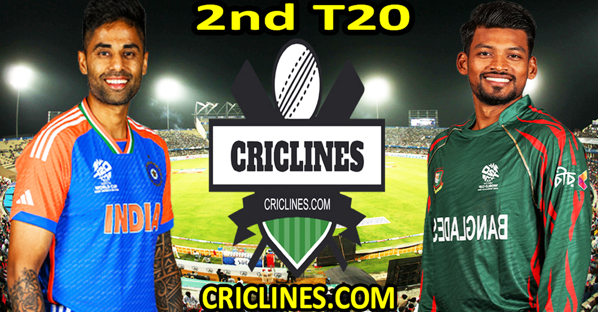 Today Match Prediction-India vs Bangladesh-2nd T20-2024-Dream11-Who Will Win