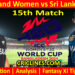 Today Match Prediction-NZLW vs SLW-Dream11-T20 World Cup 2024-15th Match-Who Will Win