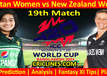 Today Match Prediction-PAKW vs NZLW-Dream11-T20 World Cup 2024-19th Match-Who Will Win