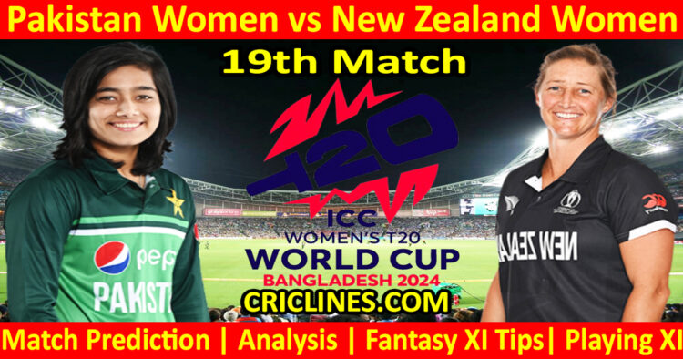 Today Match Prediction-PAKW vs NZLW-Dream11-T20 World Cup 2024-19th Match-Who Will Win