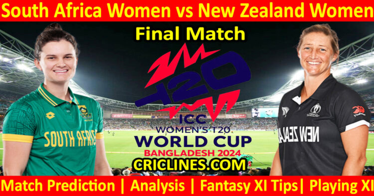 Today Match Prediction-SAW vs NZLW-Dream11-T20 World Cup 2024-Final Match-Who Will Win