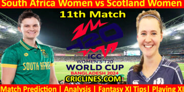 Today Match Prediction-SAW vs SCOW-Dream11-T20 World Cup 2024-11th Match-Who Will Win