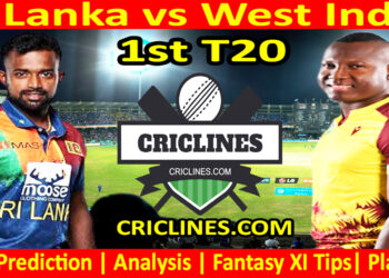 Today Match Prediction-SL vs WI-1st T20-2024-Dream11-Who Will Win Today