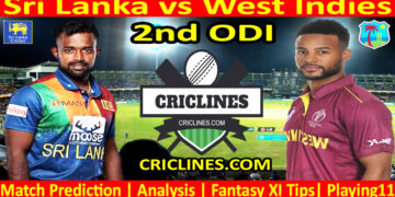 Today Match Prediction-SL vs WI-2nd ODI-2024-Dream11-Who Will Win Today