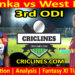 Today Match Prediction-SL vs WI-3rd ODI-2024-Dream11-Who Will Win Today