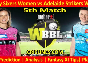 Today Match Prediction-SYSW vs ADSW-WBBL T20 2024-5th Match-Who Will Win