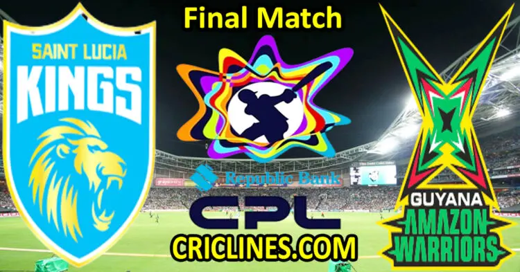 Today Match Prediction-Saint Lucia Kings vs Guyana Amazon Warriors-CPL T20 2024-Final Match-Who Will Win