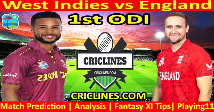 Today Match Prediction-WI vs ENG-Dream11-1st ODI 2024-Who Will Win