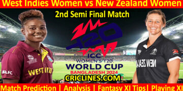 Today Match Prediction-WIW vs NZLW-Dream11-T20 World Cup 2024-2nd Semi Final Match-Who Will Win