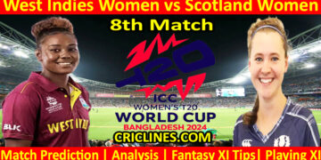 Today Match Prediction-WIW vs SCOW-Dream11-T20 World Cup 2024-8th Match-Who Will Win