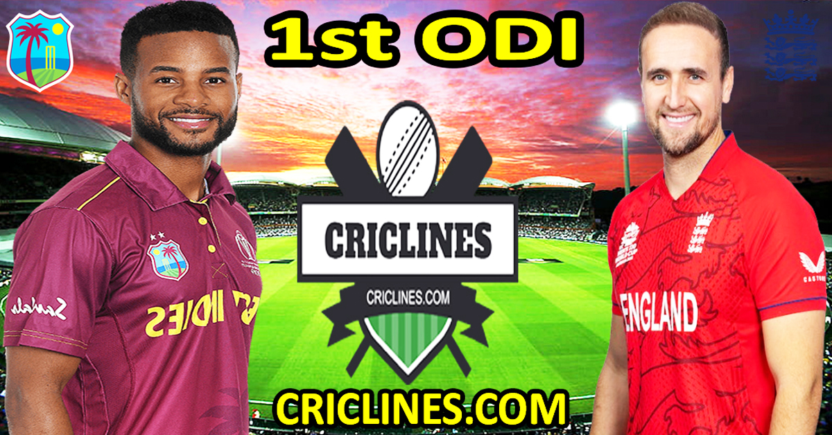 Today Match Prediction-West Indies vs England-Dream11-1st ODI 2024-Who Will Win