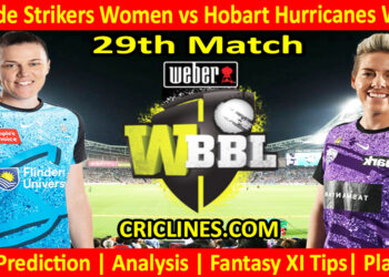 Today Match Prediction-ADSW vs HBHW-WBBL T20 2024-29th Match-Who Will Win