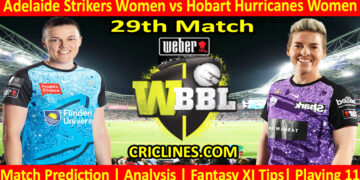 Today Match Prediction-ADSW vs HBHW-WBBL T20 2024-29th Match-Who Will Win