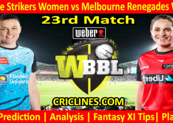 Today Match Prediction-ADSW vs MLRW-WBBL T20 2024-23rd Match-Who Will Win