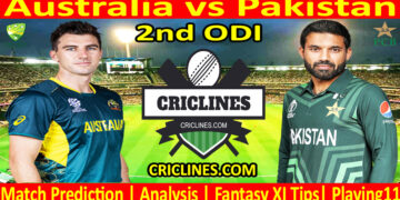 Today Match Prediction-AUS vs PAK-Dream11-2nd ODI Match-2024-Who Will Win