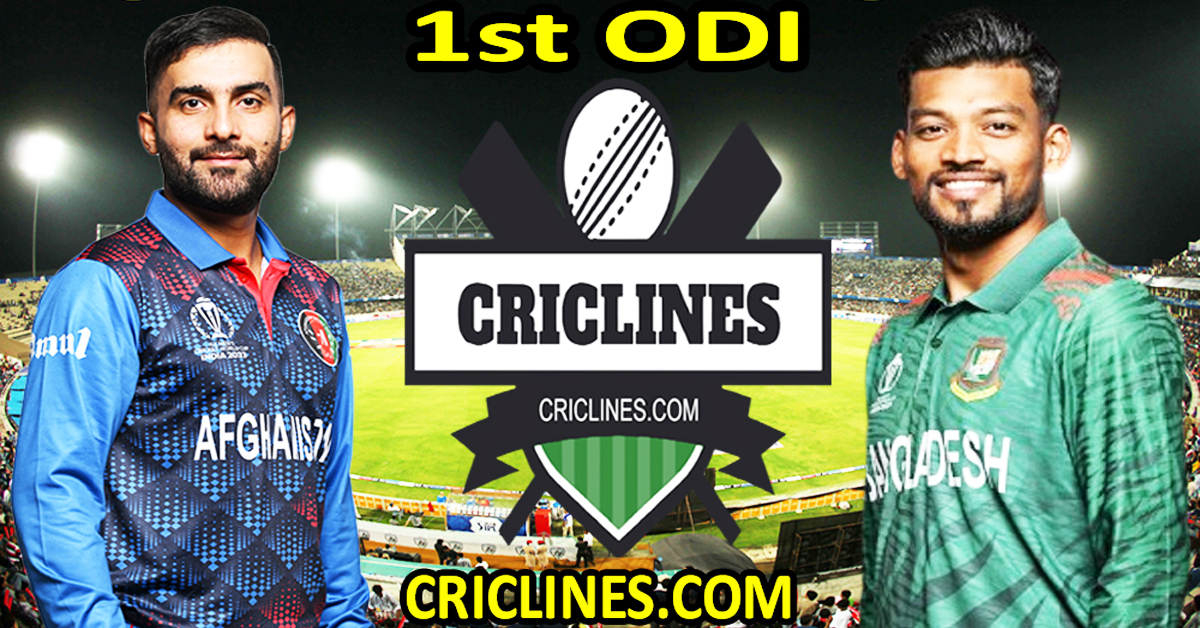 Today Match Prediction-Afghanistan vs Bangladesh-1st ODI-2024-Dream11-Who Will Win