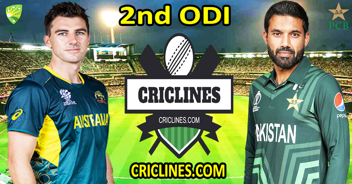 Today Match Prediction-Australia vs Pakistan-Dream11-2nd ODI Match-2024-Who Will Win