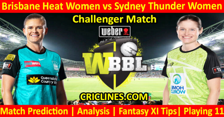 Today Match Prediction-BBHW vs SYTW-WBBL T20 2024-Challenger Match-Who Will Win