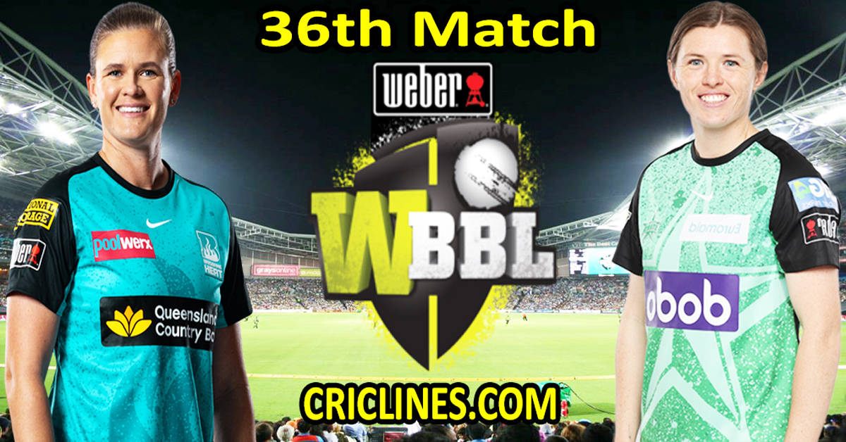 Today Match Prediction-Brisbane Heat Women vs Melbourne Stars Women-WBBL T20 2024-36th Match-Who Will Win