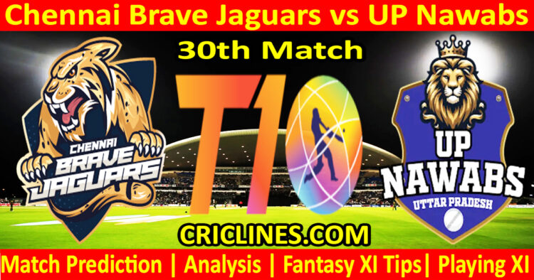 Today Match Prediction-CBJ vs UPN-Dream11-Abu Dhabi T10 League-2024-30th Match-Who Will Win