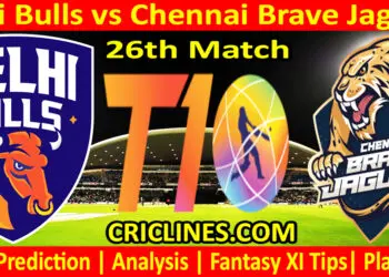 Today Match Prediction-DBS vs CBJ-Dream11-Abu Dhabi T10 League-2024-26th Match-Who Will Win
