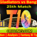 Today Match Prediction-DGS vs BTS-Dream11-Abu Dhabi T10 League-2024-25th Match-Who Will Win