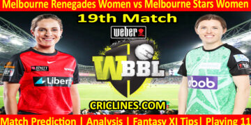 Today Match Prediction-MLRW vs MLSW-WBBL T20 2024-20th Match-Who Will Win