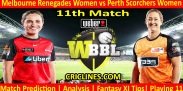 Today Match Prediction-MLRW vs PRSW-WBBL T20 2024-11th Match-Who Will Win