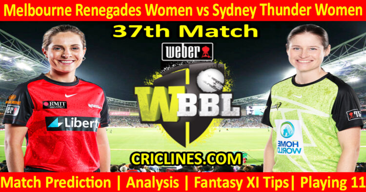 Today Match Prediction-MLRW vs SYTW-WBBL T20 2024-37th Match-Who Will Win