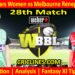 Today Match Prediction-MLSW vs MLRW-WBBL T20 2024-28th Match-Who Will Win