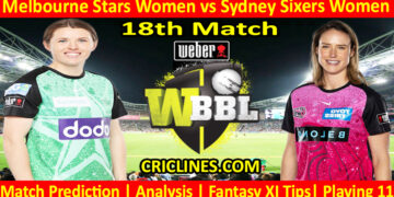 Today Match Prediction-MLSW vs SYSW-WBBL T20 2024-18th Match-Who Will Win