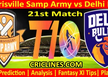 Today Match Prediction-MSA vs DBS-Dream11-Abu Dhabi T10 League-2024-21st Match-Who Will Win