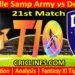 Today Match Prediction-MSA vs DBS-Dream11-Abu Dhabi T10 League-2024-21st Match-Who Will Win