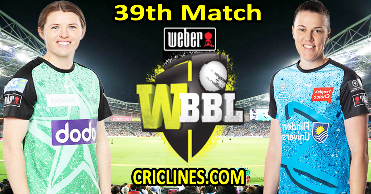 Today Match Prediction-Melbourne Stars Women vs Adelaide Strikers Women-WBBL T20 2024-39th Match-Who Will Win