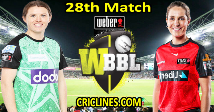 Today Match Prediction-Melbourne Stars Women vs Melbourne Renegades Women-WBBL T20 2024-28th Match-Who Will Win