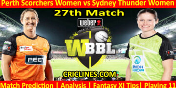 Today Match Prediction-PRSW vs SYSW-WBBL T20 2024-27th Match-Who Will Win