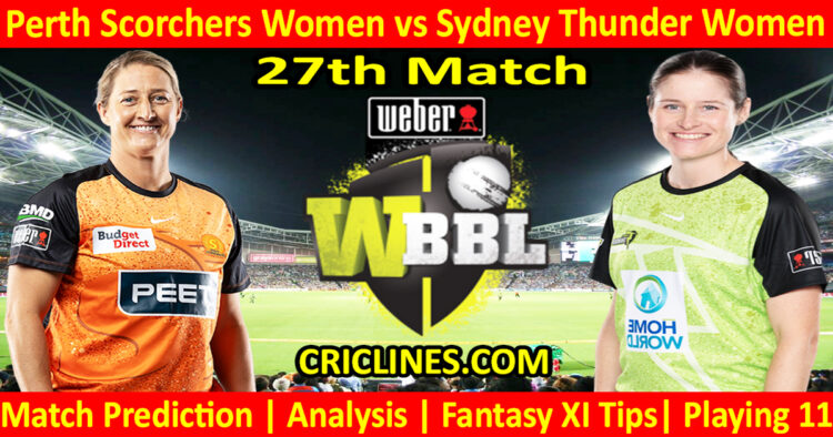 Today Match Prediction-PRSW vs SYSW-WBBL T20 2024-27th Match-Who Will Win