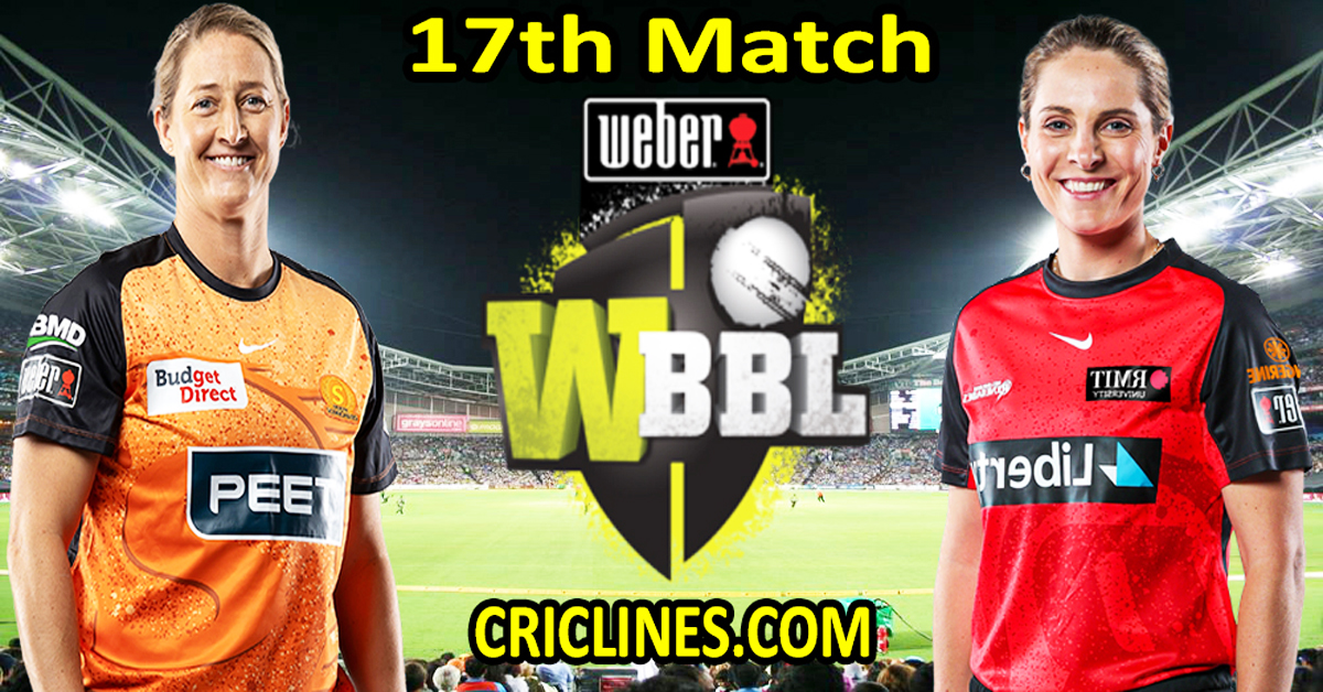 Today Match Prediction-Perth Scorchers Women vs Melbourne Renegades Women-WBBL T20 2024-17th Match-Who Will Win