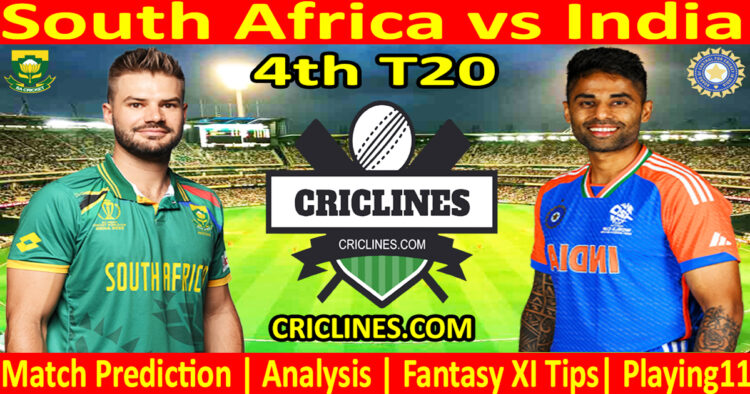 Today Match Prediction-SA vs IND-Dream11-4th T20 Match-2024-Who Will Win