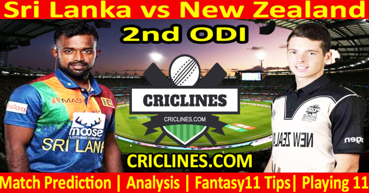 Today Match Prediction-SL vs NZL-Dream11-2nd ODI-2024-Who Will Win