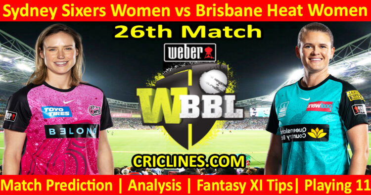 Today Match Prediction-SYSW vs BBHW-WBBL T20 2024-26th Match-Who Will Win