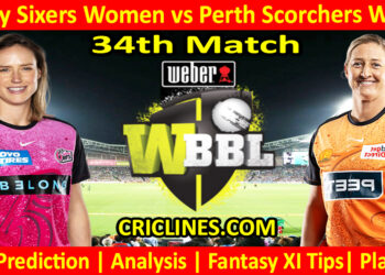 Today Match Prediction-SYSW vs PRSW-WBBL T20 2024-34th Match-Who Will Win